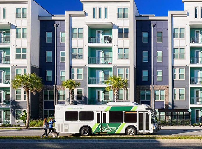 Image for Close Proximity To Campus — Walk To Class Or Ride The Bus
