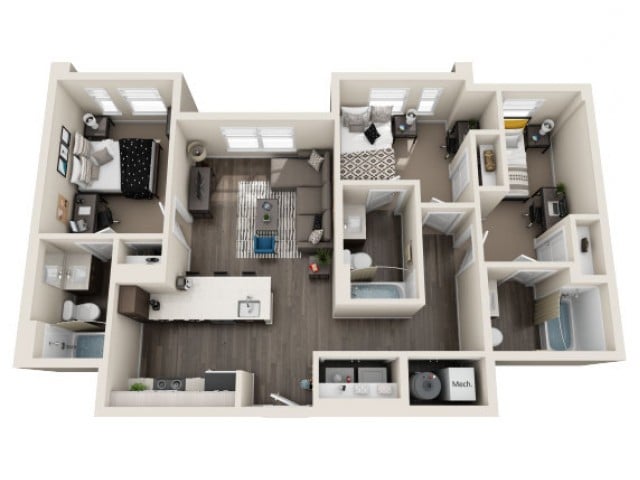 Chelsea - 3 x 3 Floor plan