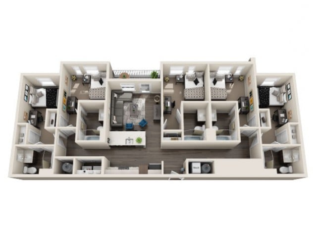 Harrow - 5 x 5 Floor plan
