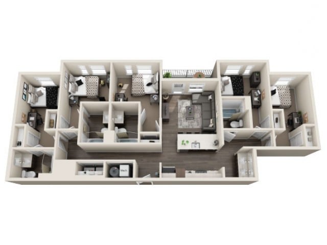 Hounslow 5 x 4 Floor plan