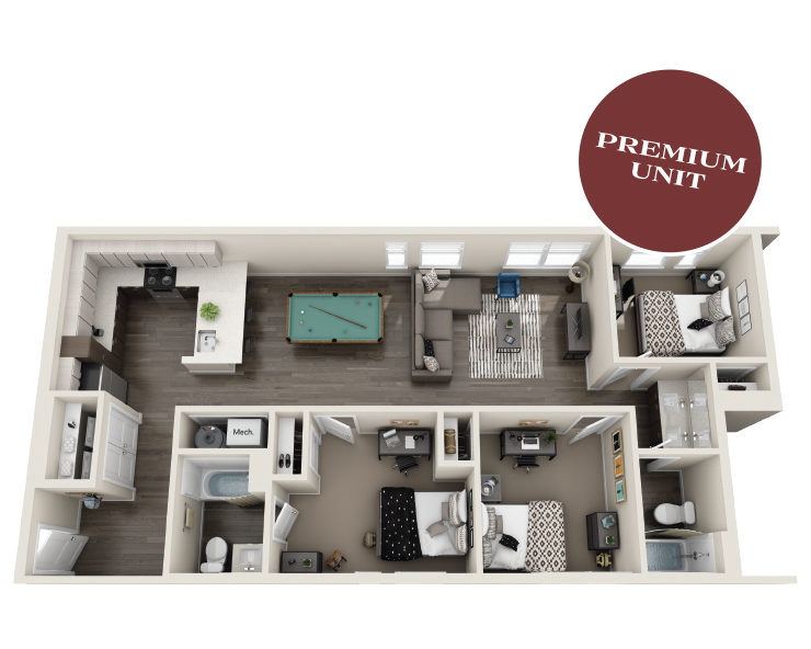 Concord - 3 x 2 Floor plan
