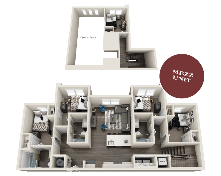 Hamlet - 5 x 3 Floor plan